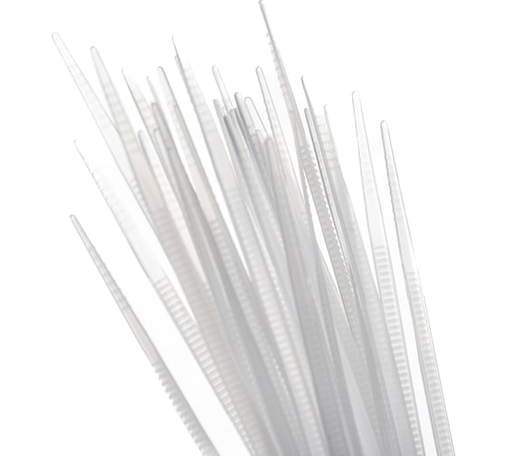 Нейлоновые стяжки FORTISFLEX НСС EasyFix 3x150 белый, 100 шт. 84800