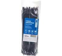 Нейлоновые стяжки FORTISFLEX НСС EasyFix 3x200 черный, 100 шт. 84813 18626635