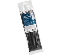 Нейлоновые стяжки FORTISFLEX НСС EasyFix 4x250 черный, 100 шт. 84815