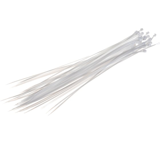 Нейлоновые стяжки FORTISFLEX НСС EasyFix 4x300 белый, 100 шт. 84804