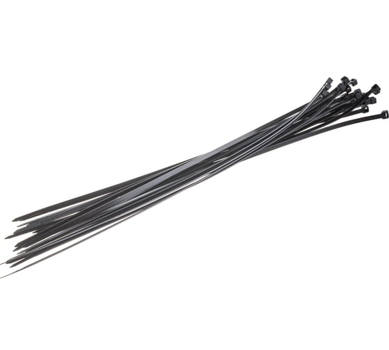 Нейлоновые стяжки FORTISFLEX НСС EasyFix 5x400 черный, 100 шт. 84819