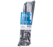 Нейлоновые стяжки FORTISFLEX НСС EasyFix 5x300 черный, 100 шт. 84818 18626539