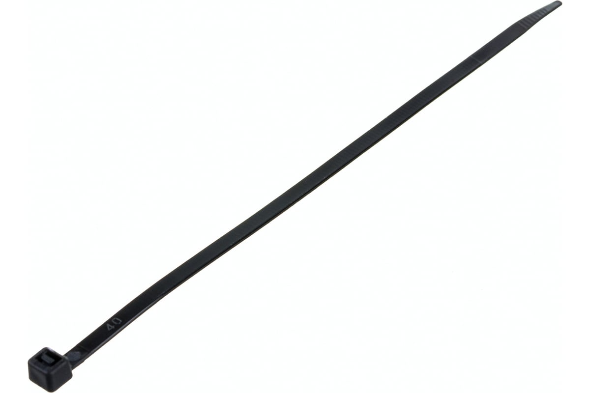 Нейлоновые стяжки FORTISFLEX НСС EasyFix 5x200 черный, 100 шт. 84817 ...