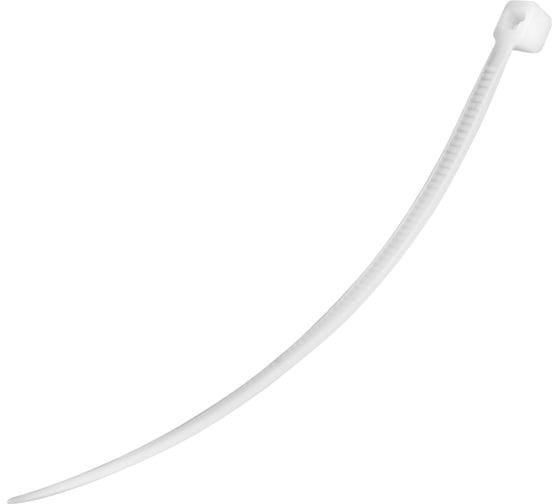 Нейлоновые стяжки vertextools 5х350, белый, 100 уп. СНБ-5-350