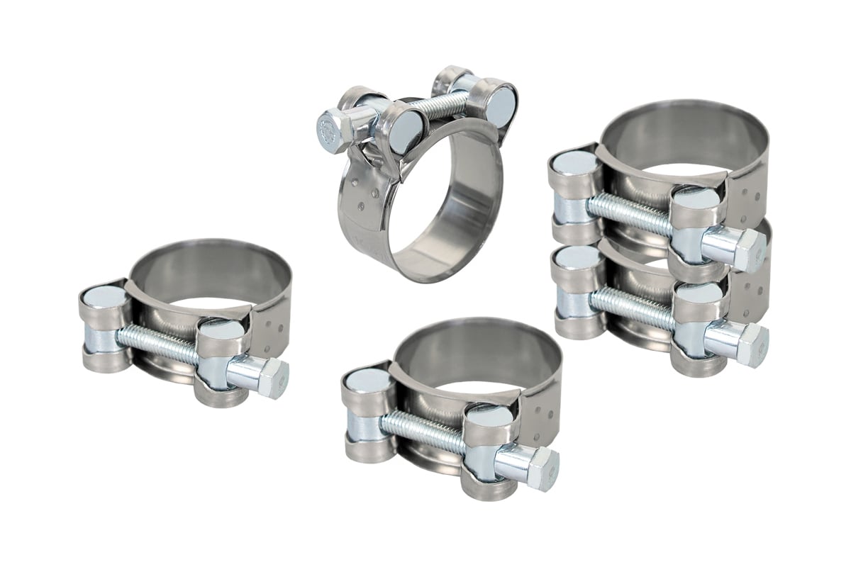 Силовой хомут из нержавеющей стали KRAFT W2, 36-39 мм, уп. 5 шт. KT ...