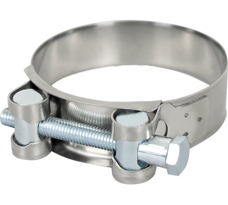 Силовой хомут из нержавеющей стали KRAFT W2, 80-85 мм, уп. 5 шт. KT 880529