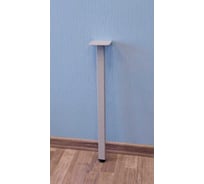 Опора-ножка для стола регулируемая металлическая, 890 мм, 40x20 мм, серая, барная, Лофт, 1 шт Parallax Параллакс 1lgr40200890-ОР