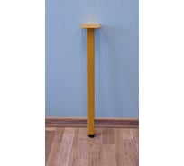 Опора-ножка для стола регулируемая металлическая, 810 мм, 40x20 мм, золотая, барная, Лофт, 1 шт Parallax Параллакс 1lg40200810-ОР