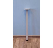 Опора-ножка для стола регулируемая металлическая, 810 мм, 40x20 мм, серая, барная, Лофт, 1 шт Parallax Параллакс 1lgr40200810-ОР