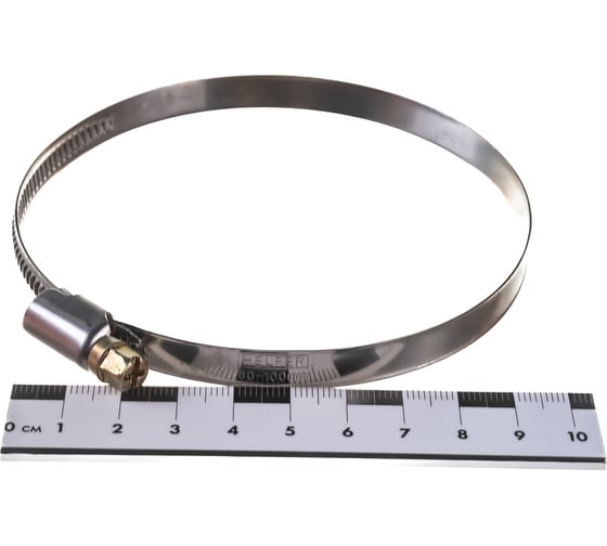 Хомут HELFER W2, 80-100 мм, нержавеющая сталь, уп. 25 шт. HF004061