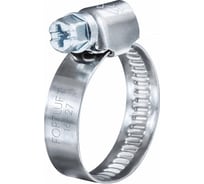 Червячный хомут FORTLUFT 16-27 мм, нержавеющая сталь, 10 шт. 1627w2-10