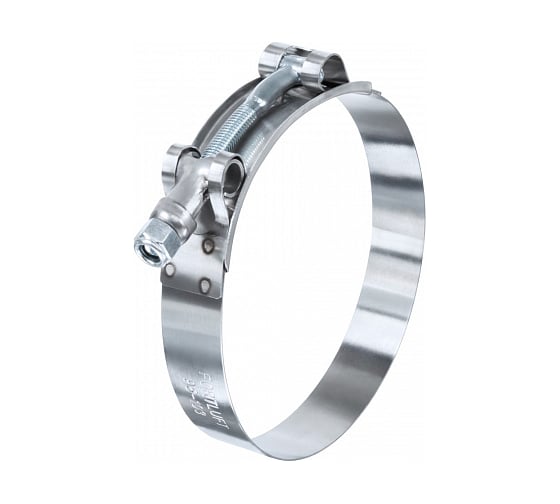 Хомут FORTLUFT T-болт, универсальный, 95-103 мм, нержавеющая сталь 95103w2
