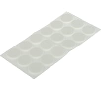 Мебельная накладка ТУНДРА d=25 мм, круглая, белая, 18 шт. 2942286