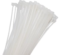 Кабельные стяжки ЗУБР КС-Б1, 1.9x150 мм, нейлон РА66, 100 шт, белые, Профессионал 309010-19-150