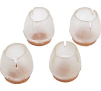 Мебельная накладка TUNDRA круглая, D=17-21 мм, 4 шт. 3609875