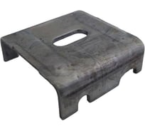 Скоба прижимная заборная Конструкция Нова 40x40x2мм Цинк (100шт) 461540