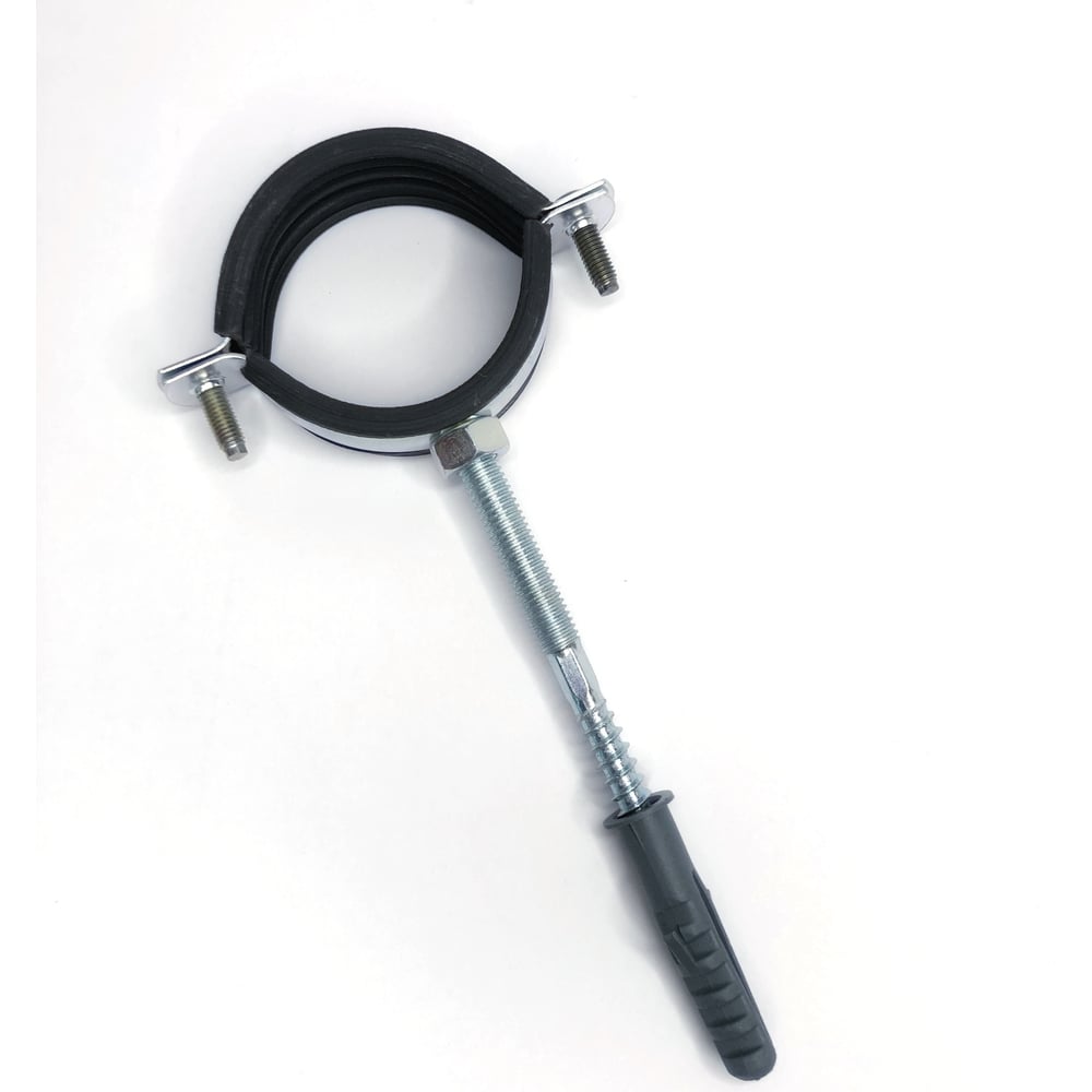 Сантехнический хомут ХОММЕТ 6” 160-169 мм М10 с шпилькой и дюбелем ...