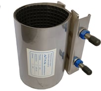 Хомут ремонтный с нерж. замком АТКА L=150мм, Ду65 (70-85), 2 шпильки 1001010802