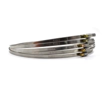 Хомут нержавеющий червячный NOVOCRAFT 230x250 мм, 5 шт. 122-09W250 05