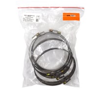 Хомут нержавеющий червячный Novocraft 100x120 мм, уп. 10 шт. 122-09W120 10