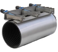 Хомут ремонтный АТКА с нерж. замком L=300мм Ду250 (270-283), 3 шпильки 1001010819