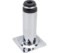 Ножка Tech-Krep D30х100 мм, круглая, метал, регулируемая, хром (4шт) - пакет /Zitar 154484