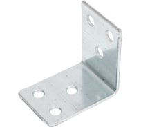 Угол мебельный широкий Tech-Krep 40х40х30х2,0 цинк (20 шт) - пакет /Zitar 156002
