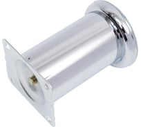 Ножка Tech-Krep металл.круглая, нерегулир, D50х100мм, хром (4шт) - пакет /Zitar 155967