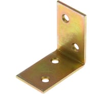 Угол мебельный широкий Tech-Krep 40х40х40х2,0 цинк (20 шт) - пакет /Zitar 156003