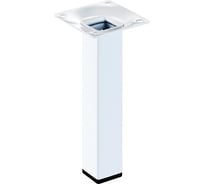 Ножка Tech-Krep металл.квадрат, нерегулир, 25х25х400 мм, белая (4шт) - пакет /Zitar 155956