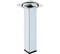 Ножка Tech-Krep металл.квадрат, нерегулир, 25х25х100 мм, хром (4шт) - пакет /Zitar 155951