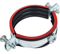 Хомут с резиновым уплотнителем и гайкой Tech-Krep (2) 59-63 мм (20 шт) - пакет /Zitar 137020