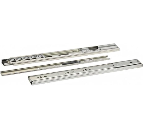 Шариковые направляющие полного выдвижения с доводчиком MF ширина 45 мм, длина 400 мм 13003v
