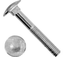 Болт мебельный Море-Метизов DIN 603 А2 M6x25 мм, 25 шт. BOLT603A2M62525М