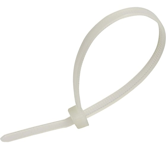 Кабельная стяжка Systeme Electric 380х7.6, белая, 100 шт. IMT46273