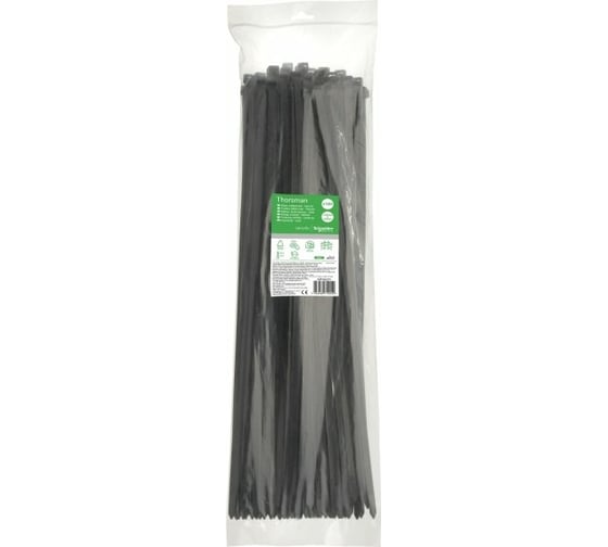 Кабельная стяжка Systeme Electric 550х8.8, черная, 100 шт. IMT46275