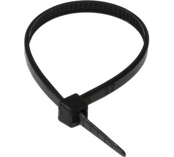 Кабельные стяжки RUICHI 4.8х400, black, 100 шт. 77375