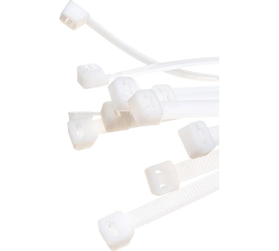 Кабельные стяжки RUICHI 760х9, white, 100 шт. 108884