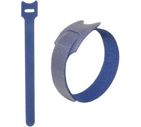 Хомут липучка RUICHI 150х12 мм, синий, 100 шт. 113279