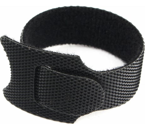 Хомуты-липучки Cablexpert на основе ленты Velcro 125x11 мм, черные, 12 шт. VT-125x11BK