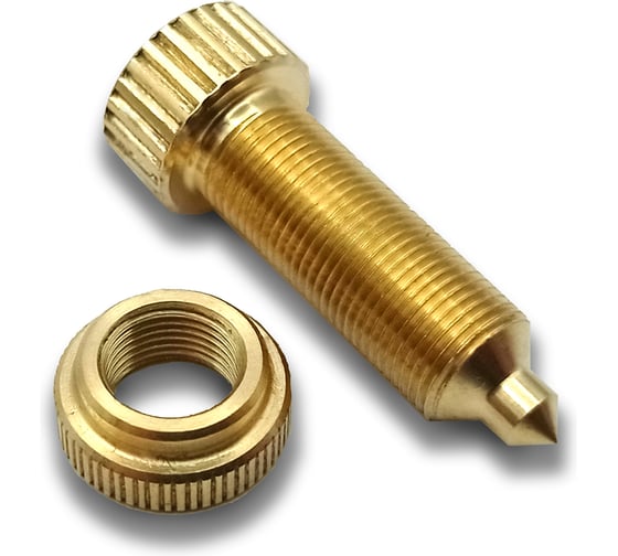 Винт регулировочный для держателя зеркала АО КЗОЦМ М6x0,5 с контргайкой, 3 шт В.Л.М6.0.01-3 1