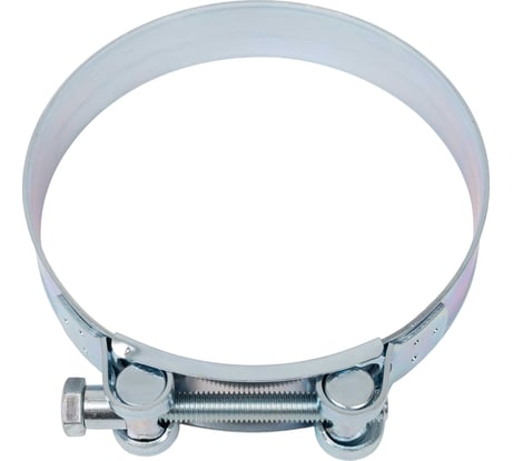 Хомут силовой шарнирный D113-121мм, оцинкованная сталь Gigant 123961