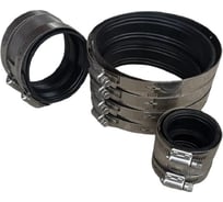 Хомут соединительный ленточный нержавеющий RUTEMPO DN 40 (1.1/2) РА-070012