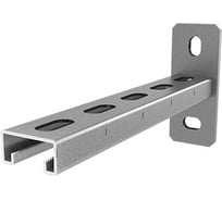 Консоль OSTEC СТРАТ 41x21, база 600, толщ. 2,0 мм, гальван. цинк КС-41х21х600-2,0-ЭЦ