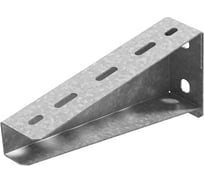 Кронштейн настенный OSTEC для средних нагрузок 150 мм, толщина 1,5 мм, Сендзимир цинк КНПЛ5-150-1,5-СЦ