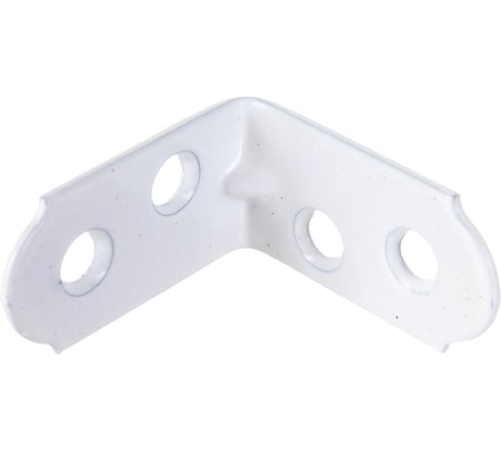 Мебельный уголок Левша 30х30х16 мм, белый, 6 шт. У8-5009.Б