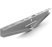 Кронштейн опорный двухсторонний OSTEC 200 мм, толщина 2,0 мм, Сендзимир цинк КОД-200-2,0-СЦ