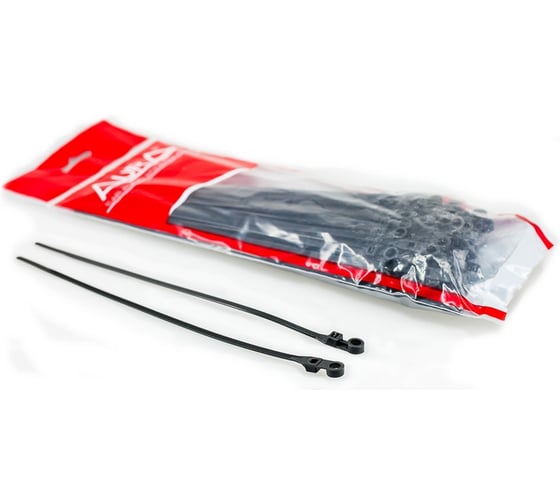 Стяжки для кабелей AurA полиэтилен 3,6x150мм. (100шт.), черная ACT-1150 1