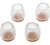 Мебельная круглая накладка ТУНДРА D=25-29 мм, 4 шт. 3609876