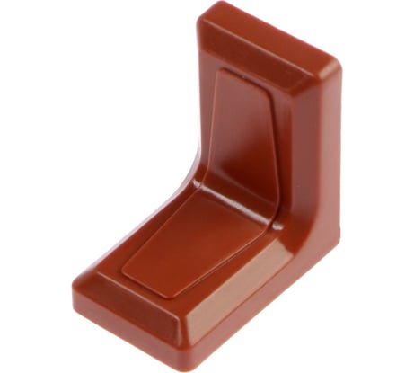 Уголок с декоративной накладкой TUNDRA 26х26, коричневый/цинк, 1 шт. 5299365